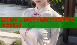 禁播纪录片暗网揭秘黑暗世界背后的隐秘真相探索