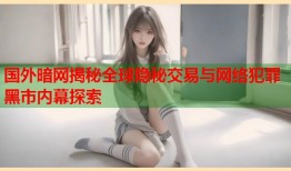 国外暗网揭秘全球隐秘交易与网络犯罪黑市内幕探索