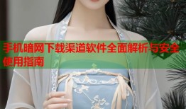 手机暗网下载渠道软件全面解析与安全使用指南