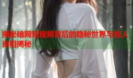 揭秘暗网短视频背后的隐秘世界与惊人真相揭秘