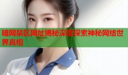 暗网禁区网址揭秘深度探索神秘网络世界真相