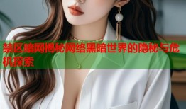 禁区暗网揭秘网络黑暗世界的隐秘与危机探索