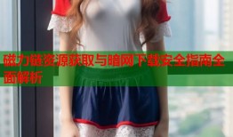 磁力链资源获取与暗网下载安全指南全面解析