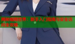 揭秘暗网世界：新手入门指南与安全访问全攻略