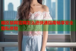 暗区禁网官网怎么进快速指南畅享安全隐私体验
