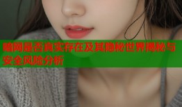暗网是否真实存在及其隐秘世界揭秘与安全风险分析