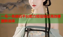 一毛一条接码平台助力短信验证高效便捷新选择