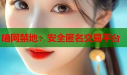 暗网禁地：安全匿名交易平台