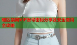 暗区禁网VIP账号密码分享及安全使用全攻略