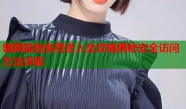 暗网禁地免费进入全攻略揭秘安全访问方法详解