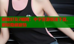 解除好友2暗网：中字资源极速下载，解锁隐藏剧情