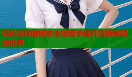 轻松访问暗网安全指南快速开启隐秘网络世界