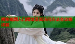 揭秘暗网入口网址及其访问方法全攻略详解
