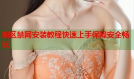 暗区禁网安装教程快速上手保障安全畅玩