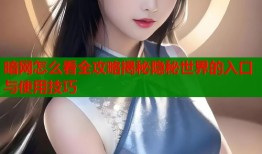 暗网怎么看全攻略揭秘隐秘世界的入口与使用技巧