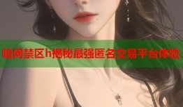 暗网禁区h揭秘最强匿名交易平台体验