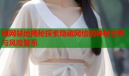 暗网禁地揭秘探索隐藏网络的神秘世界与风险警示