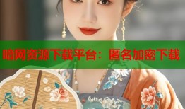 暗网资源下载平台：匿名加密下载