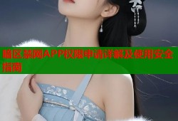暗区禁网APP权限申请详解及使用安全指南