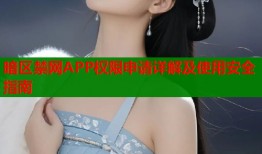 暗区禁网APP权限申请详解及使用安全指南