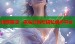 暗网资源：匿名交易与隐私保护平台
