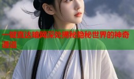 一键直达暗网深处揭秘隐秘世界的神奇通道