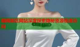 暗网禁区网站深度探索隐秘资源极速访问