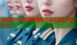 暗网是什么网揭秘隐秘交易与匿名交流平台