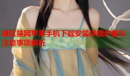 暗区禁网苹果手机下载安装详细步骤与注意事项解析