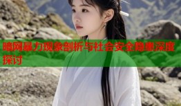 暗网暴力现象剖析与社会安全隐患深度探讨