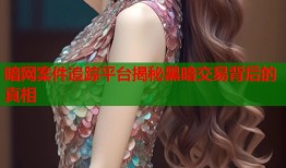 暗网案件追踪平台揭秘黑暗交易背后的真相