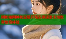 揭秘暗网神秘宝箱开箱实录探索未知世界惊奇体验