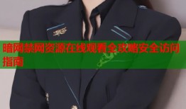 暗网禁网资源在线观看全攻略安全访问指南