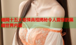 暗网十五大惊悚真相揭秘令人震惊的黑暗世界内幕