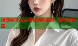 暗网禁区App揭秘隐秘资源一键访问神器