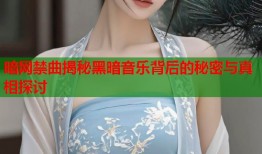 暗网禁曲揭秘黑暗音乐背后的秘密与真相探讨