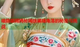暗隐禁网揭秘网络黑暗角落的秘密与挑战