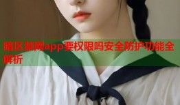 暗区禁网app要权限吗安全防护功能全解析