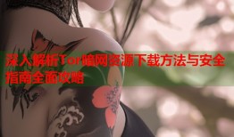 深入解析Tor暗网资源下载方法与安全指南全面攻略