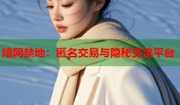 暗网禁地：匿名交易与隐秘交流平台