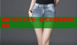 暗网下载大全平台一站式资源高速获取指南