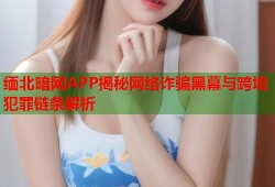 缅北暗网APP揭秘网络诈骗黑幕与跨境犯罪链条解析