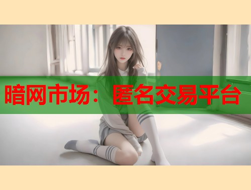 暗网市场：匿名交易平台