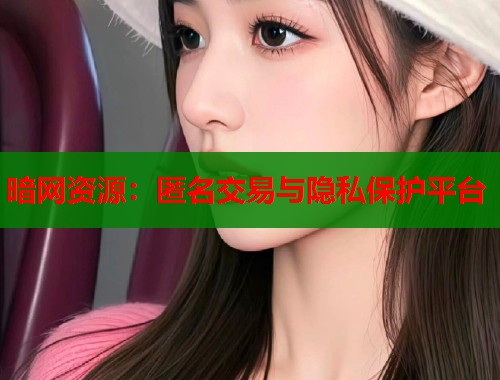 暗网资源：匿名交易与隐私保护平台