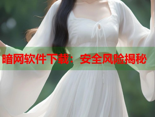 暗网软件下载：安全风险揭秘