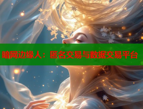 暗网边缘人：匿名交易与数据交易平台