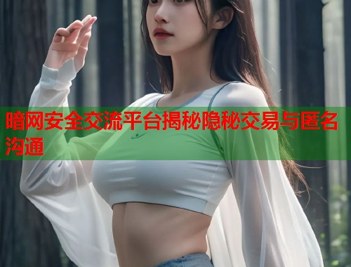 暗网安全交流平台揭秘隐秘交易与匿名沟通