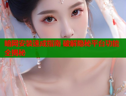 暗网安装速成指南 破解隐秘平台功能全揭秘