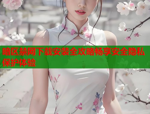 暗区禁网下载安装全攻略畅享安全隐私保护体验