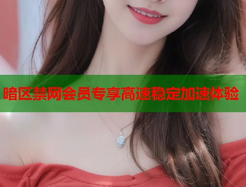 暗区禁网会员专享高速稳定加速体验
